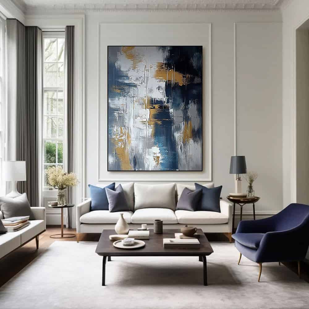 ABSTRACT ART "ECHOES IN THE RAIN"