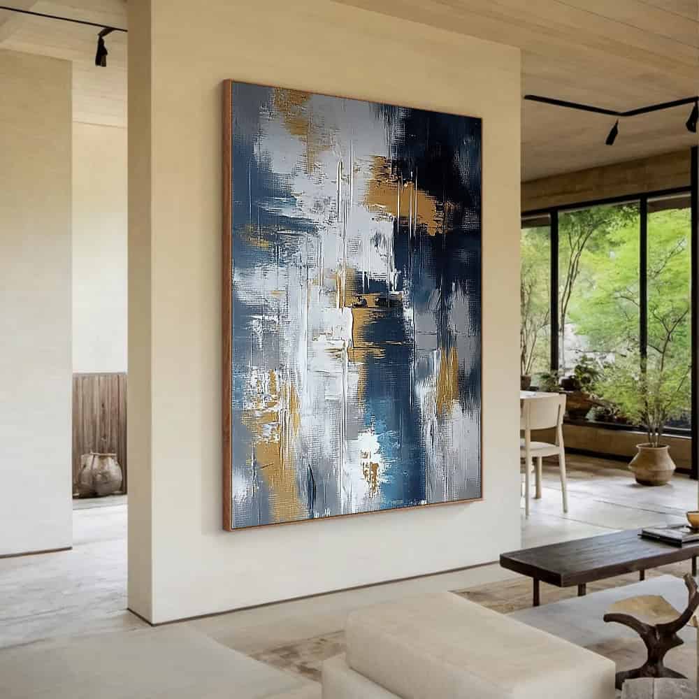 ABSTRACT ART "ECHOES IN THE RAIN"