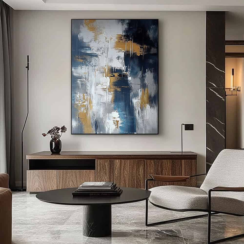 ABSTRACT ART "ECHOES IN THE RAIN"