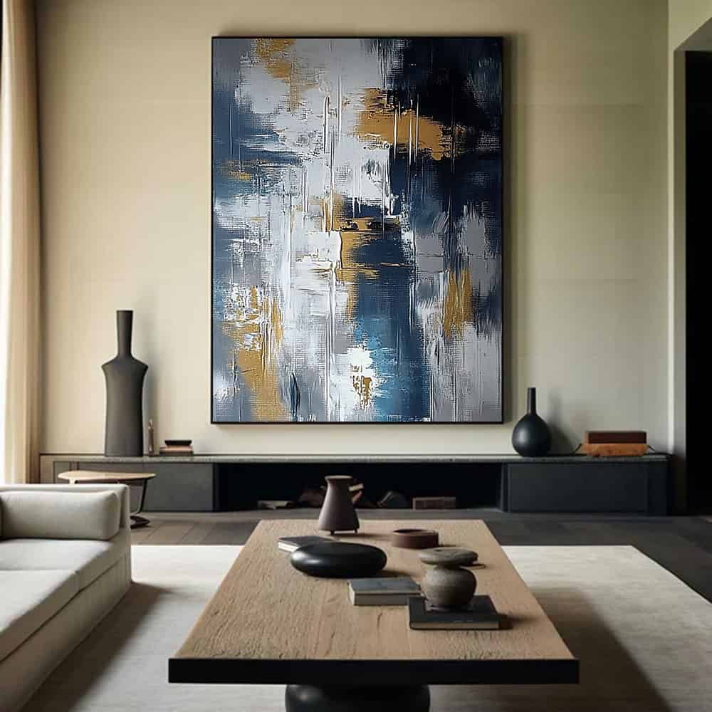 ABSTRACT ART "ECHOES IN THE RAIN"