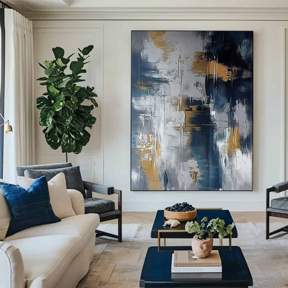 ABSTRACT ART "ECHOES IN THE RAIN"