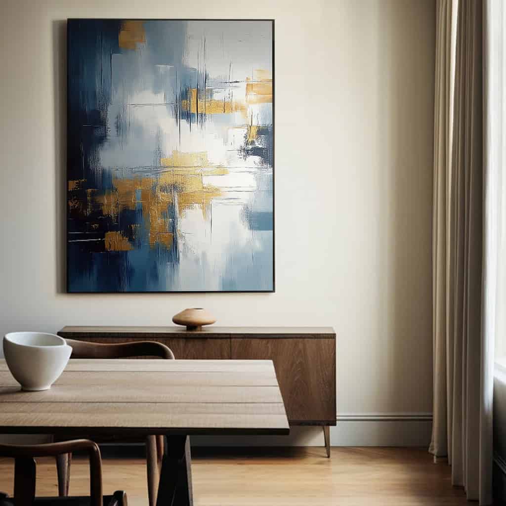 ABSTRACT ART "GLIMMERING FOG"