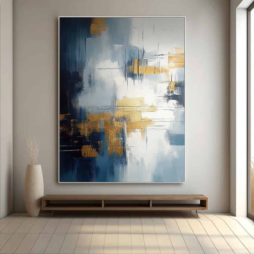 ABSTRACT ART "GLIMMERING FOG"
