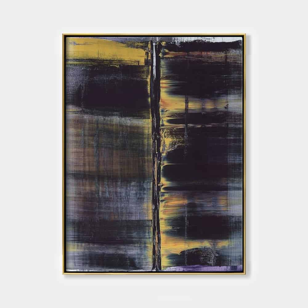 ABSTRACT ART "GOLDEN FISSURE"