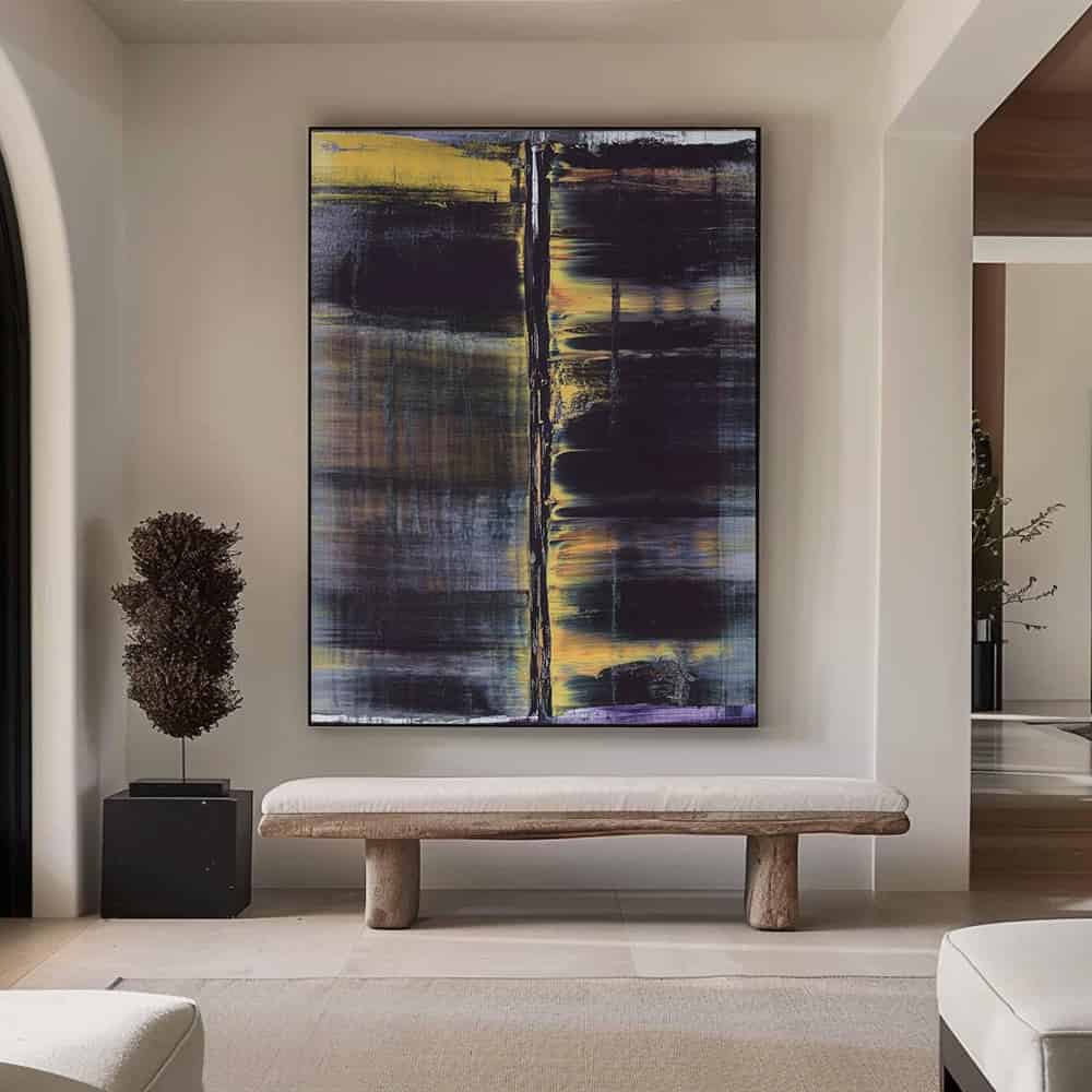 ABSTRACT ART "GOLDEN FISSURE"