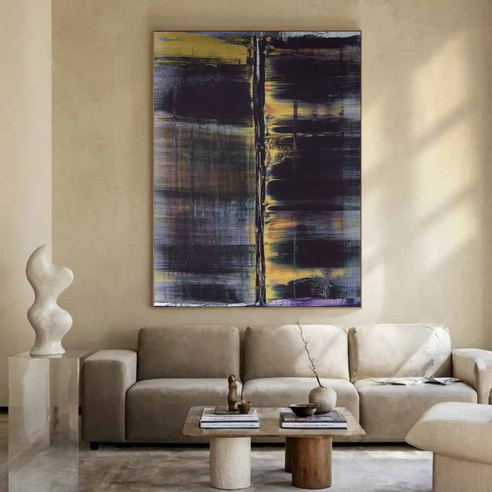 ABSTRACT ART "GOLDEN FISSURE"