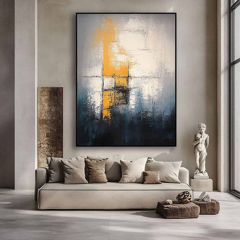 ABSTRACT ART "GOLDEN NEXUS"