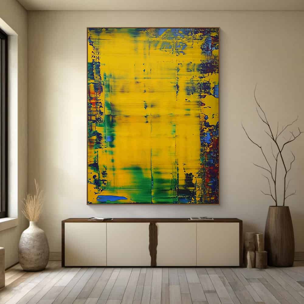 ABSTRACT ART "GOLDEN PALIMPSEST"