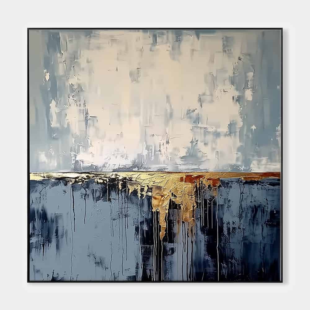 ABSTRACT ART "MELTING HORIZON"