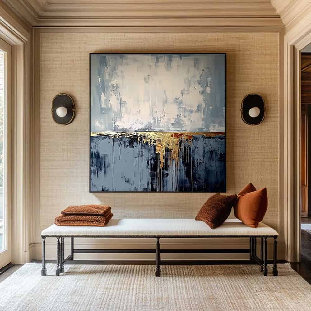 ABSTRACT ART "MELTING HORIZON"