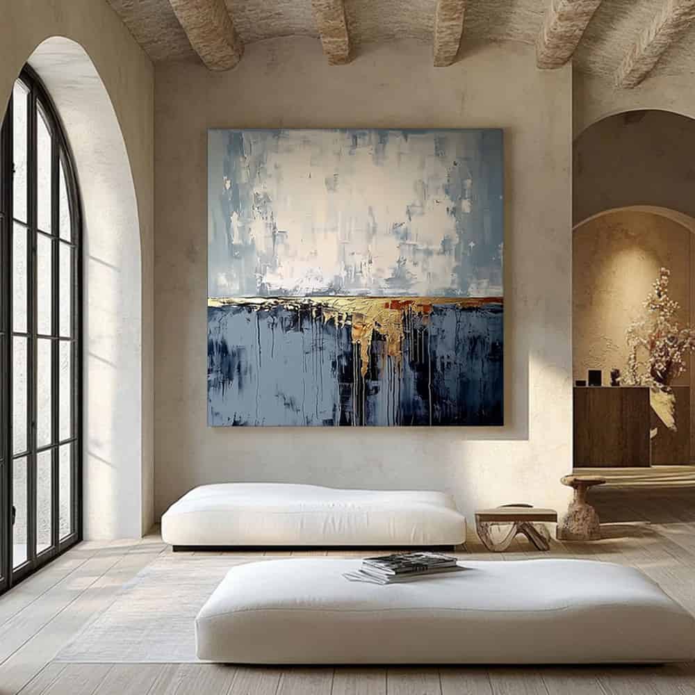 ABSTRACT ART "MELTING HORIZON"