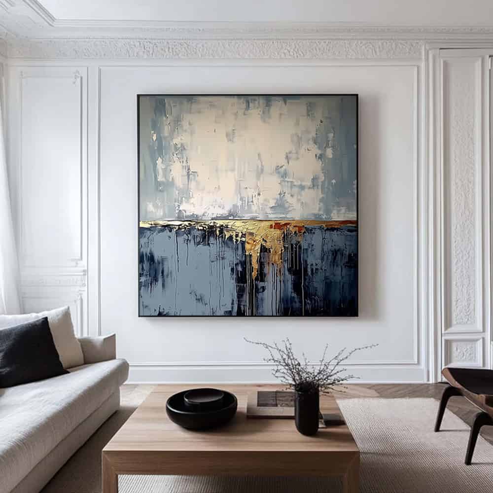 ABSTRACT ART "MELTING HORIZON"