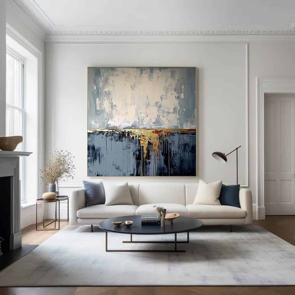 ABSTRACT ART "MELTING HORIZON"