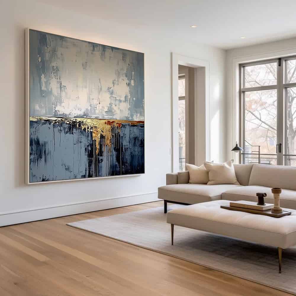 ABSTRACT ART "MELTING HORIZON"
