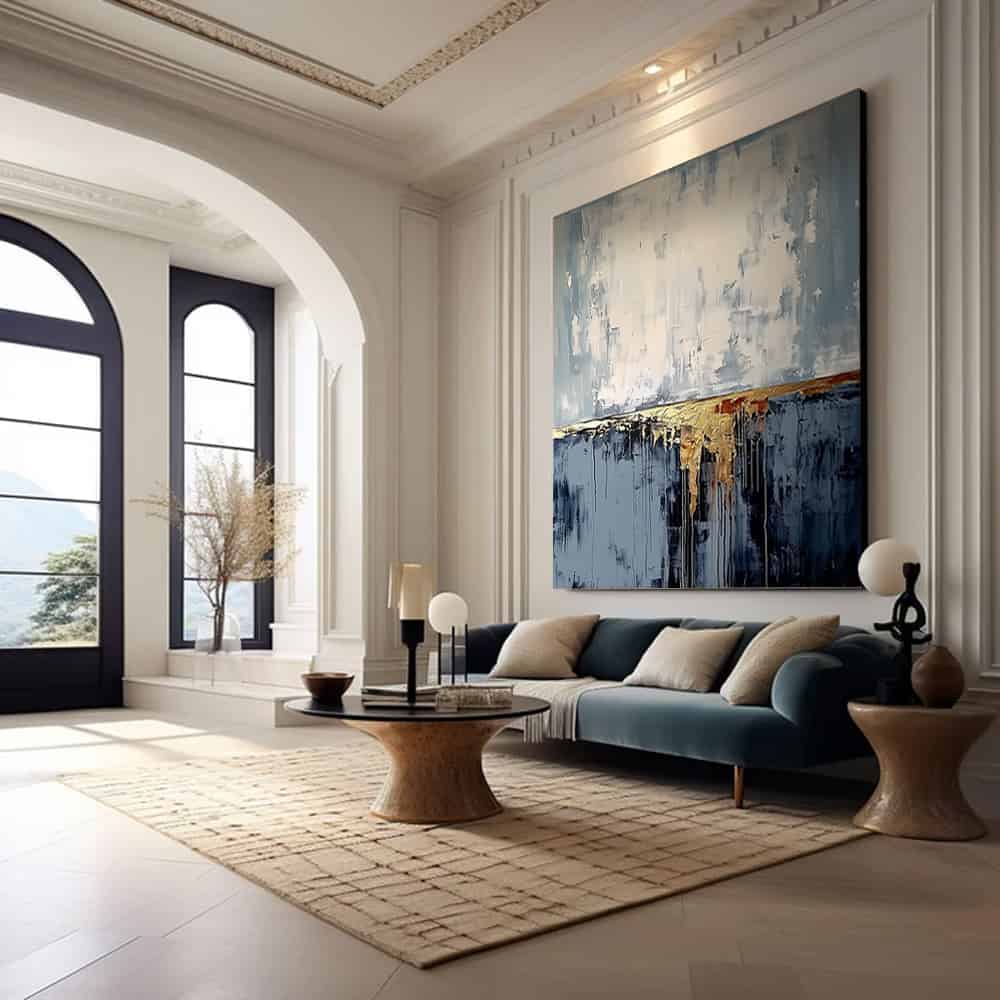 ABSTRACT ART "MELTING HORIZON"