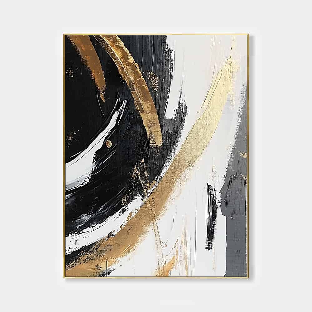 ABSTRACT ART "MIDNIGHT RUSH"
