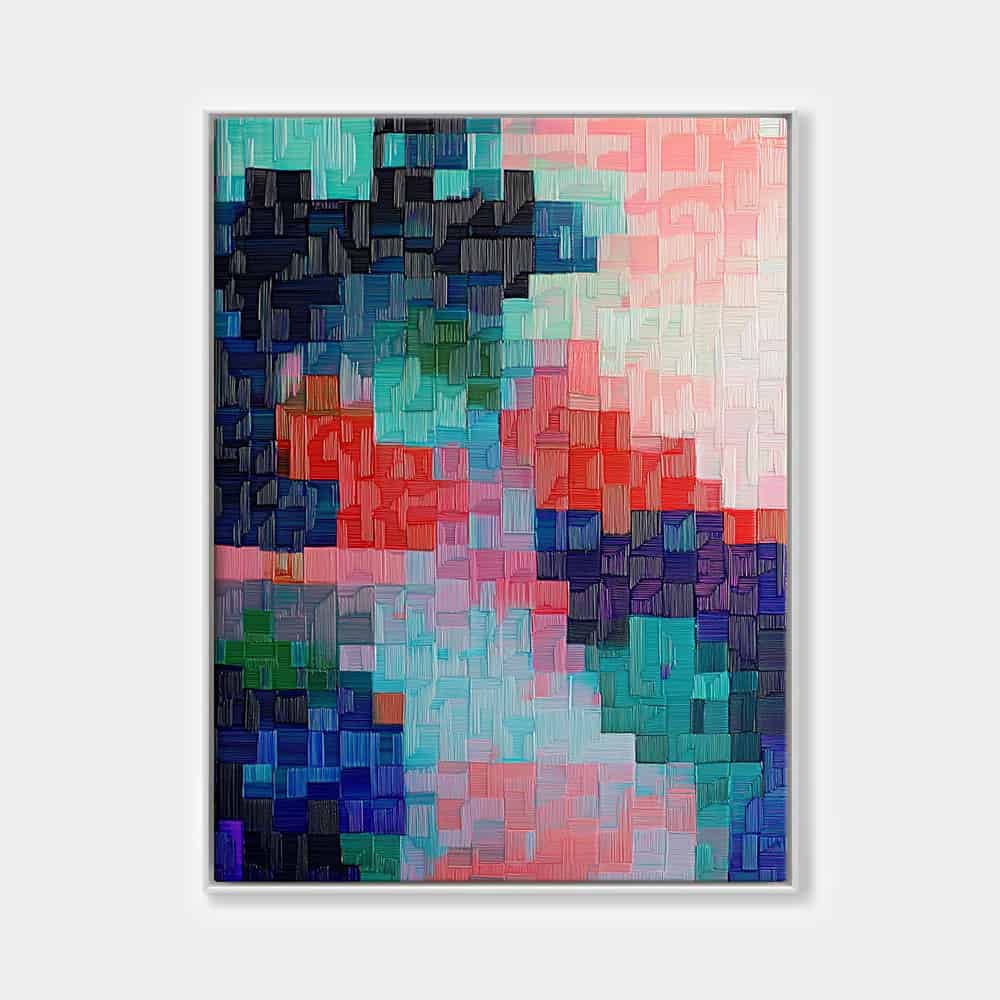 ABSTRACT ART "PIXELATED FLUX"
