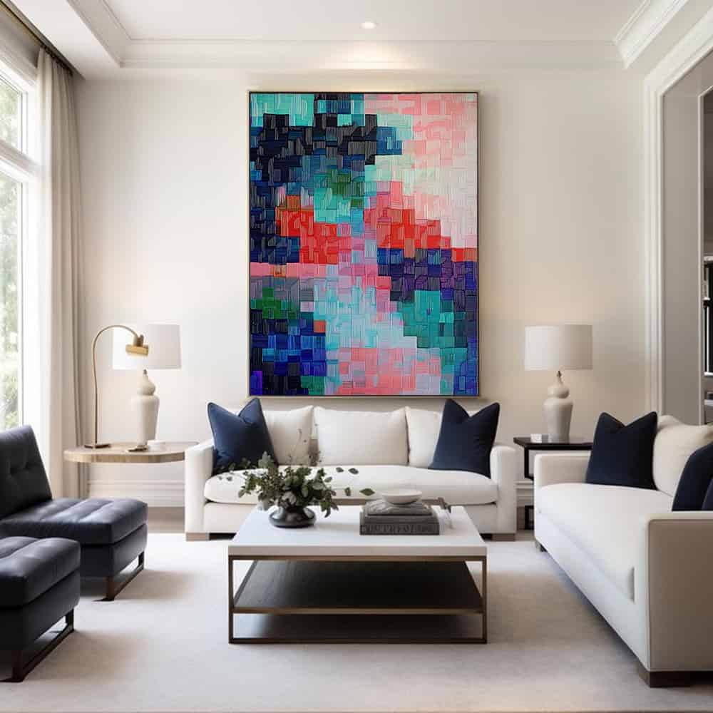 ABSTRACT ART "PIXELATED FLUX"