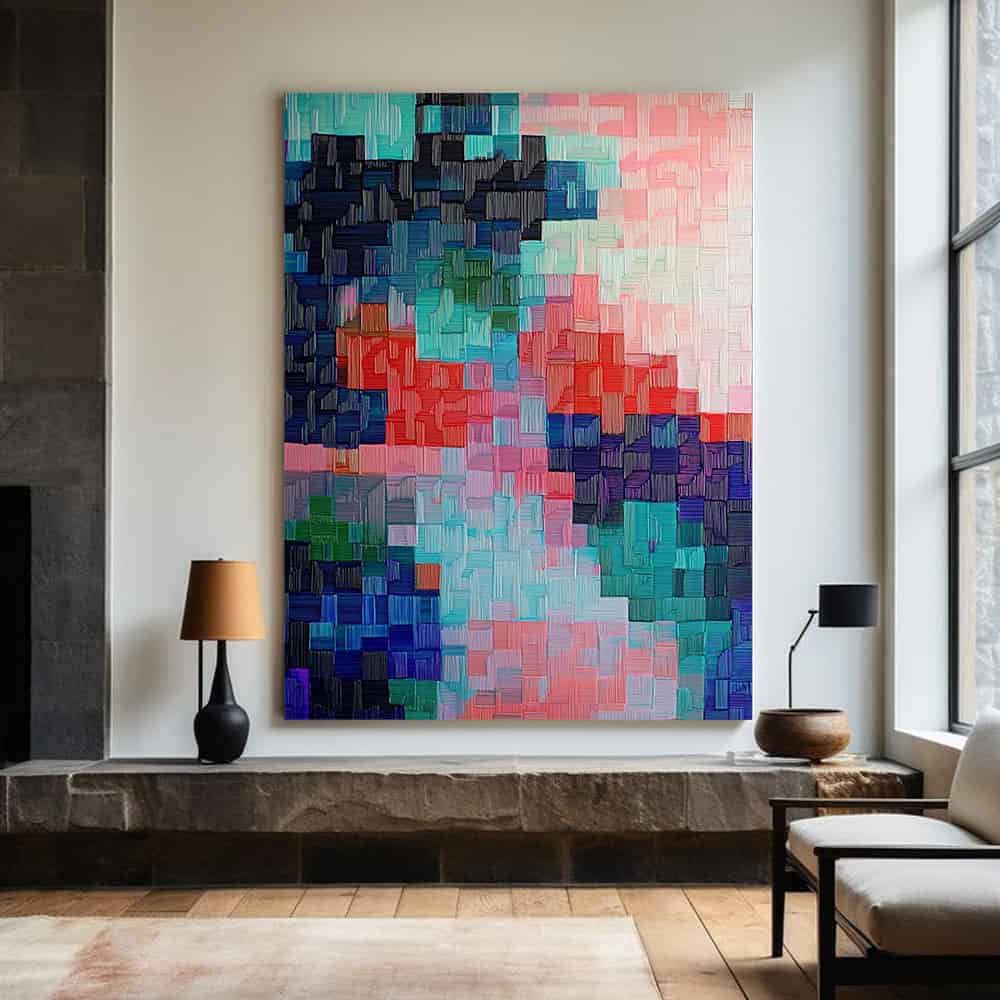 ABSTRACT ART "PIXELATED FLUX"