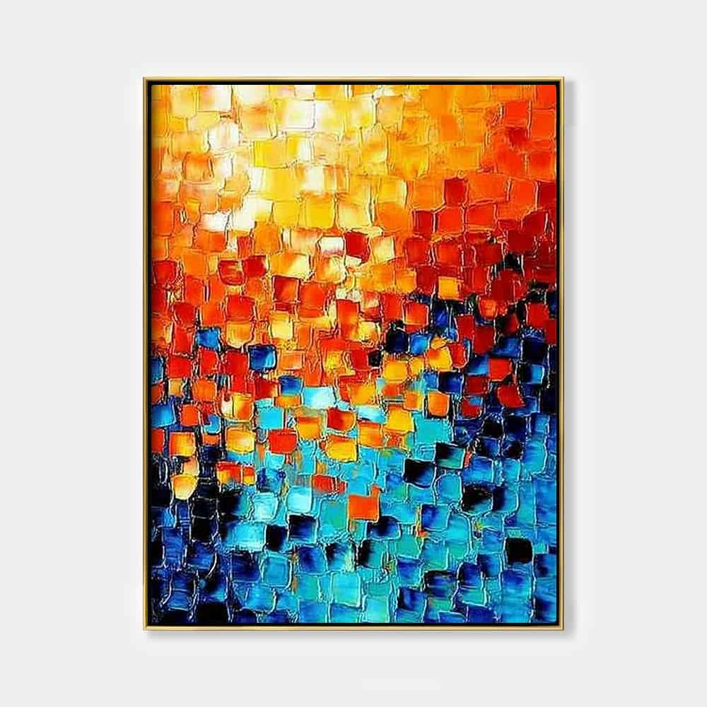 ABSTRACT ART "SOLAR CASCADE"