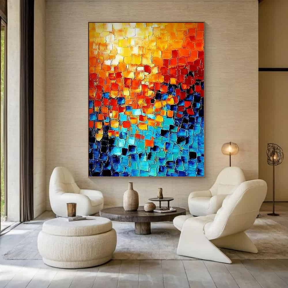 ABSTRACT ART "SOLAR CASCADE"