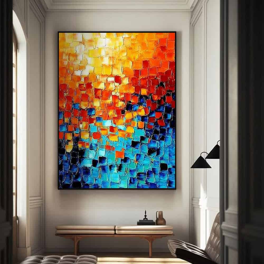 ABSTRACT ART "SOLAR CASCADE"