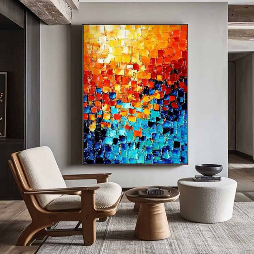 ABSTRACT ART "SOLAR CASCADE"