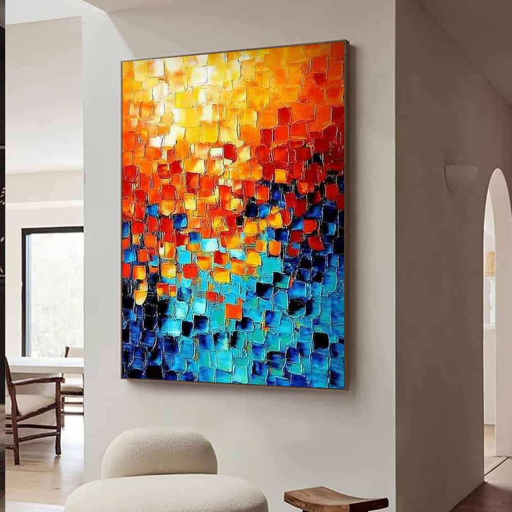 ABSTRACT ART "SOLAR CASCADE"