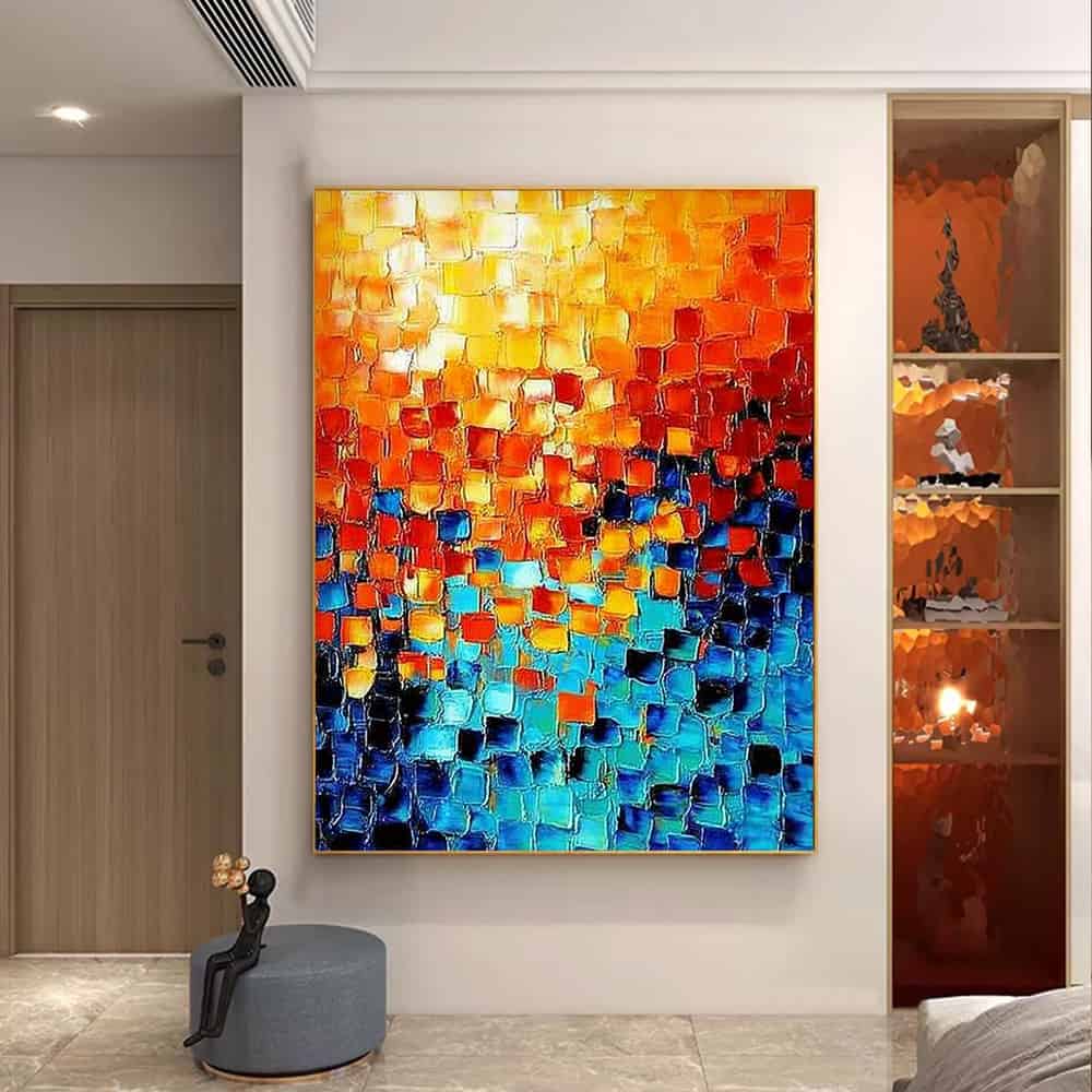 ABSTRACT ART "SOLAR CASCADE"