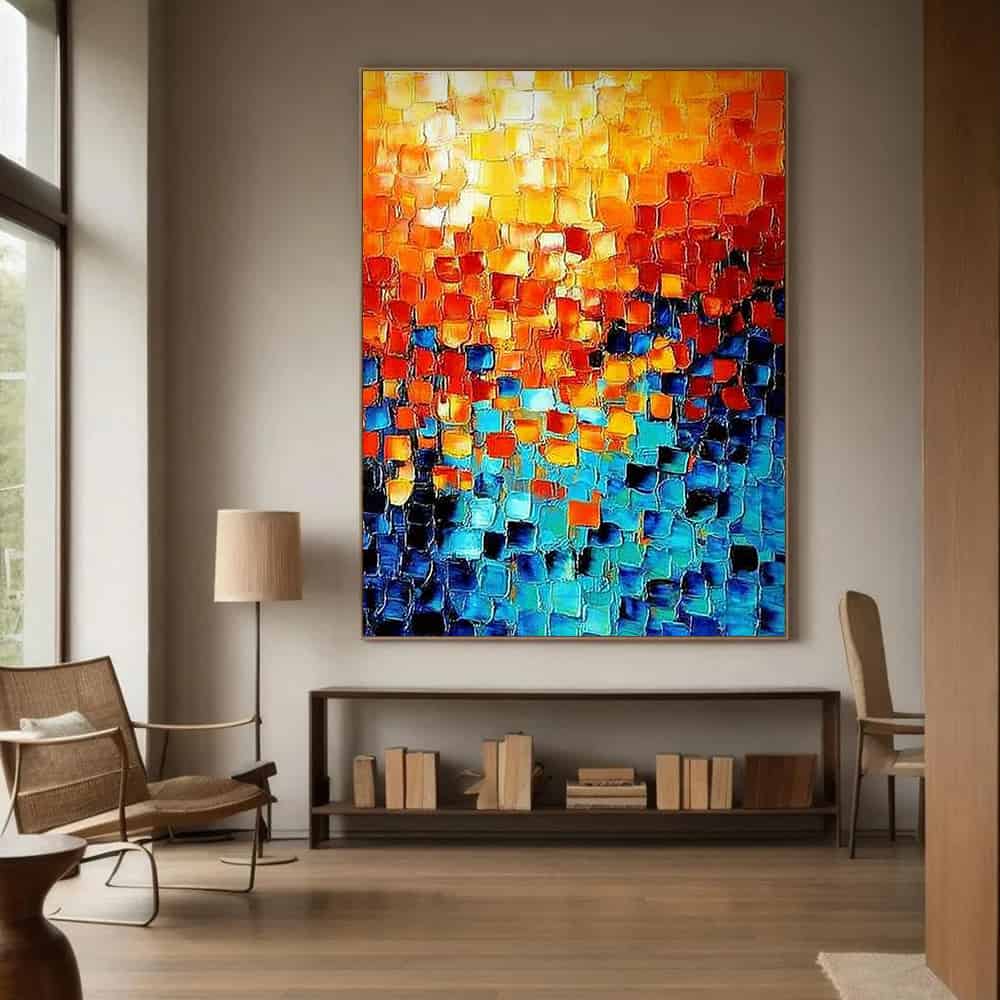 ABSTRACT ART "SOLAR CASCADE"
