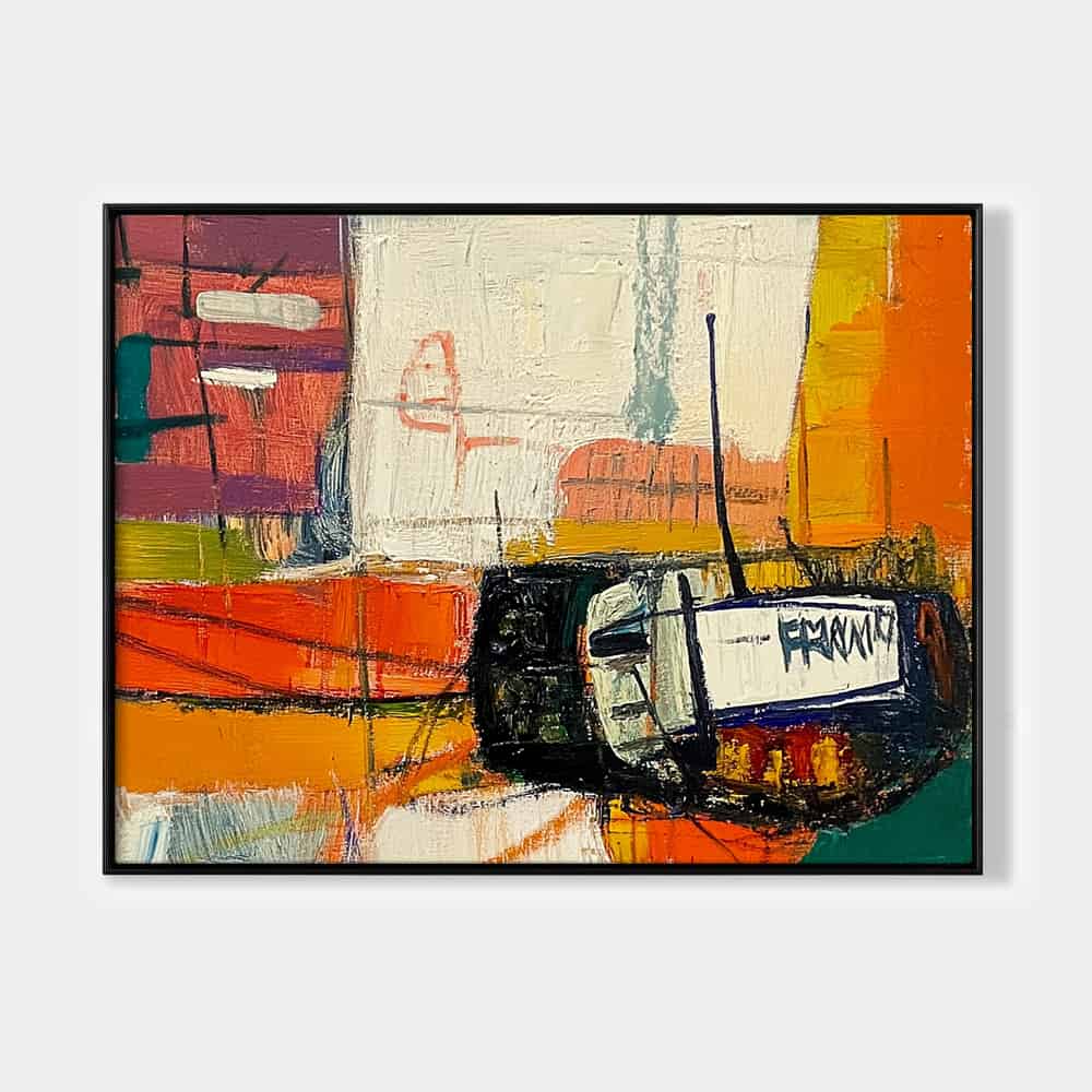 ABSTRACT ART "STATIC MESSAGE"