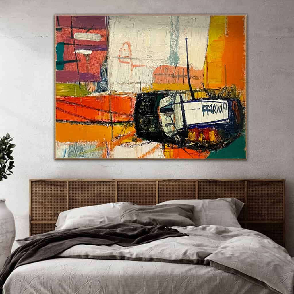 ABSTRACT ART "STATIC MESSAGE"