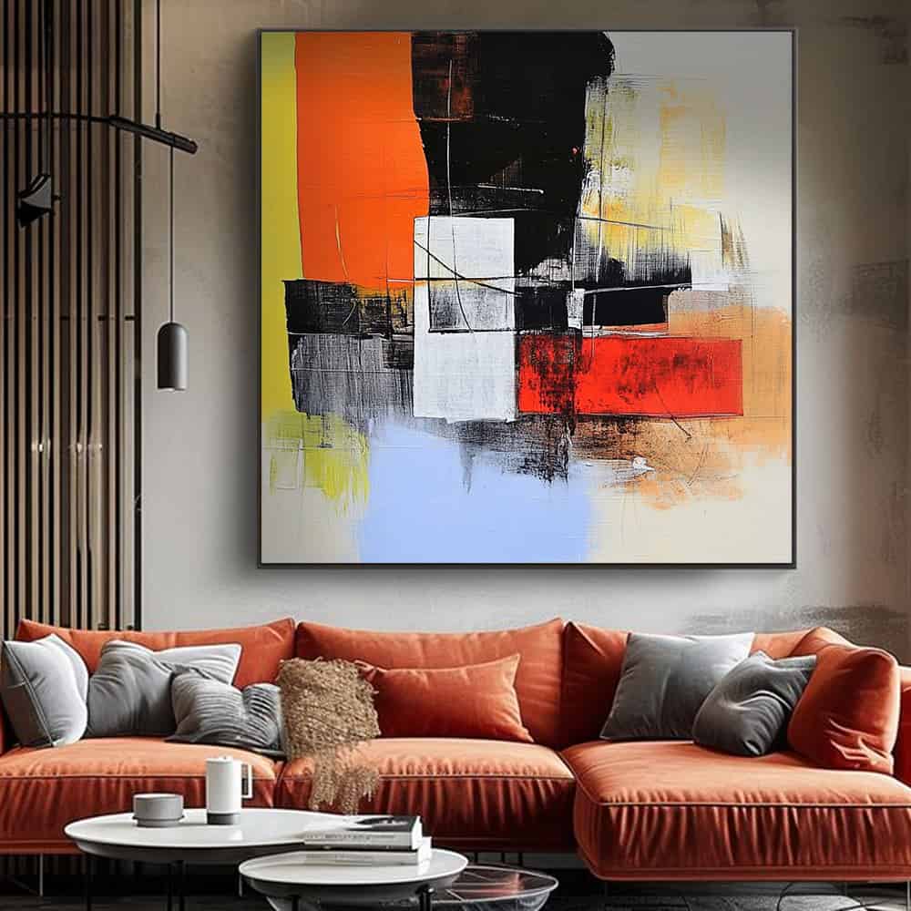 ABSTRACT ART "STRUCTURED CHAOS"