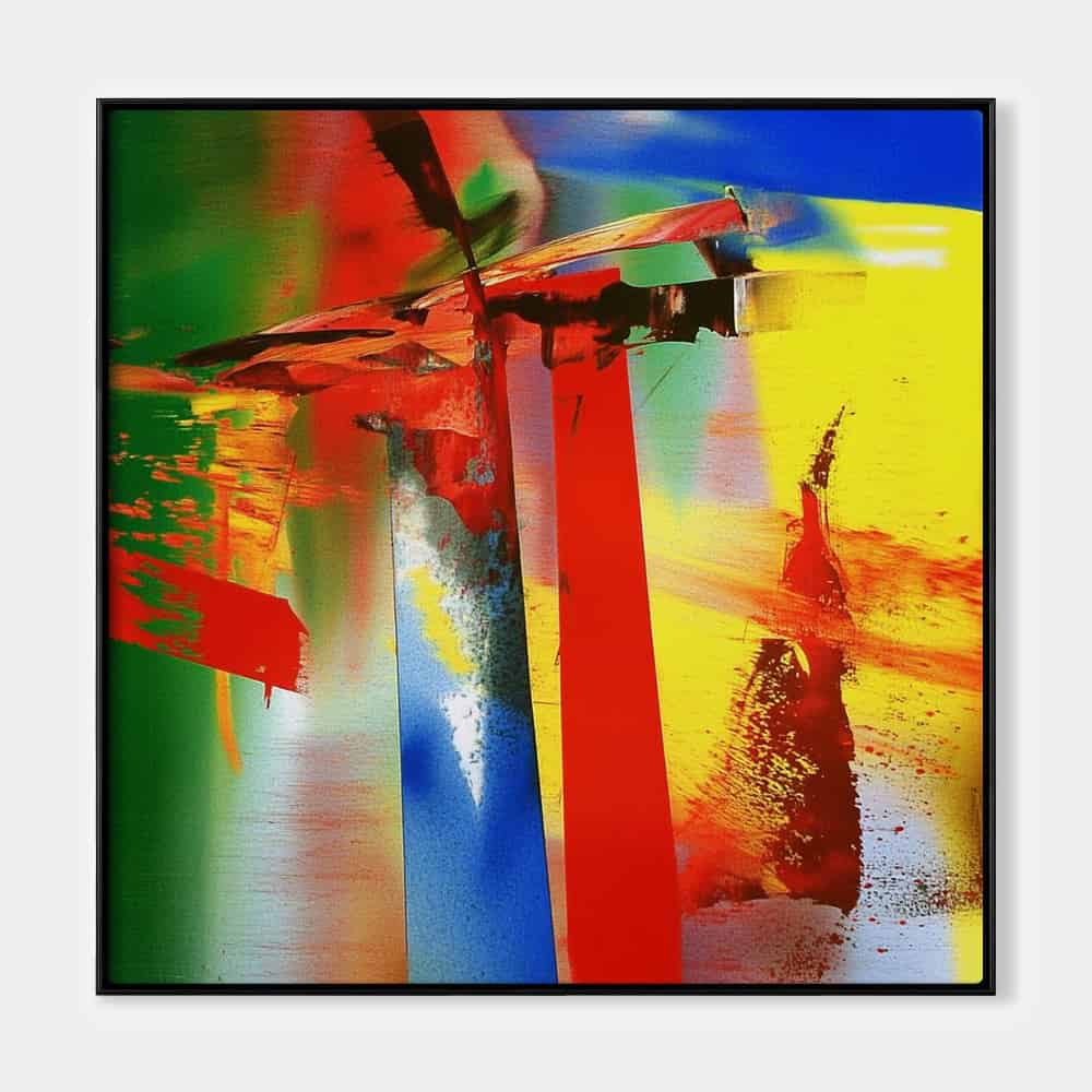 ABSTRACT ART "SYNTHETIC COLLISION"