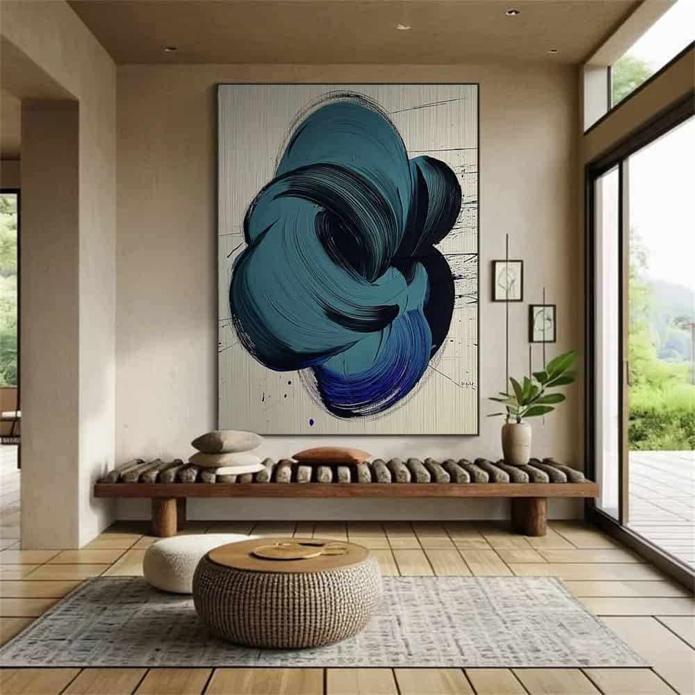 ABSTRACT ART "THE DEEP KNOT"
