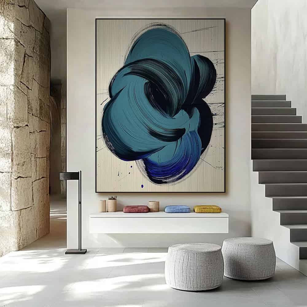 ABSTRACT ART "THE DEEP KNOT"