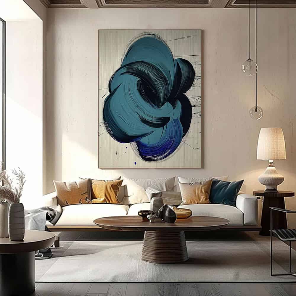 ABSTRACT ART "THE DEEP KNOT"
