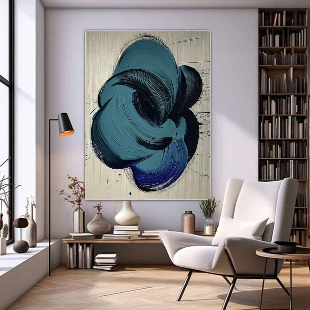ABSTRACT ART "THE DEEP KNOT"