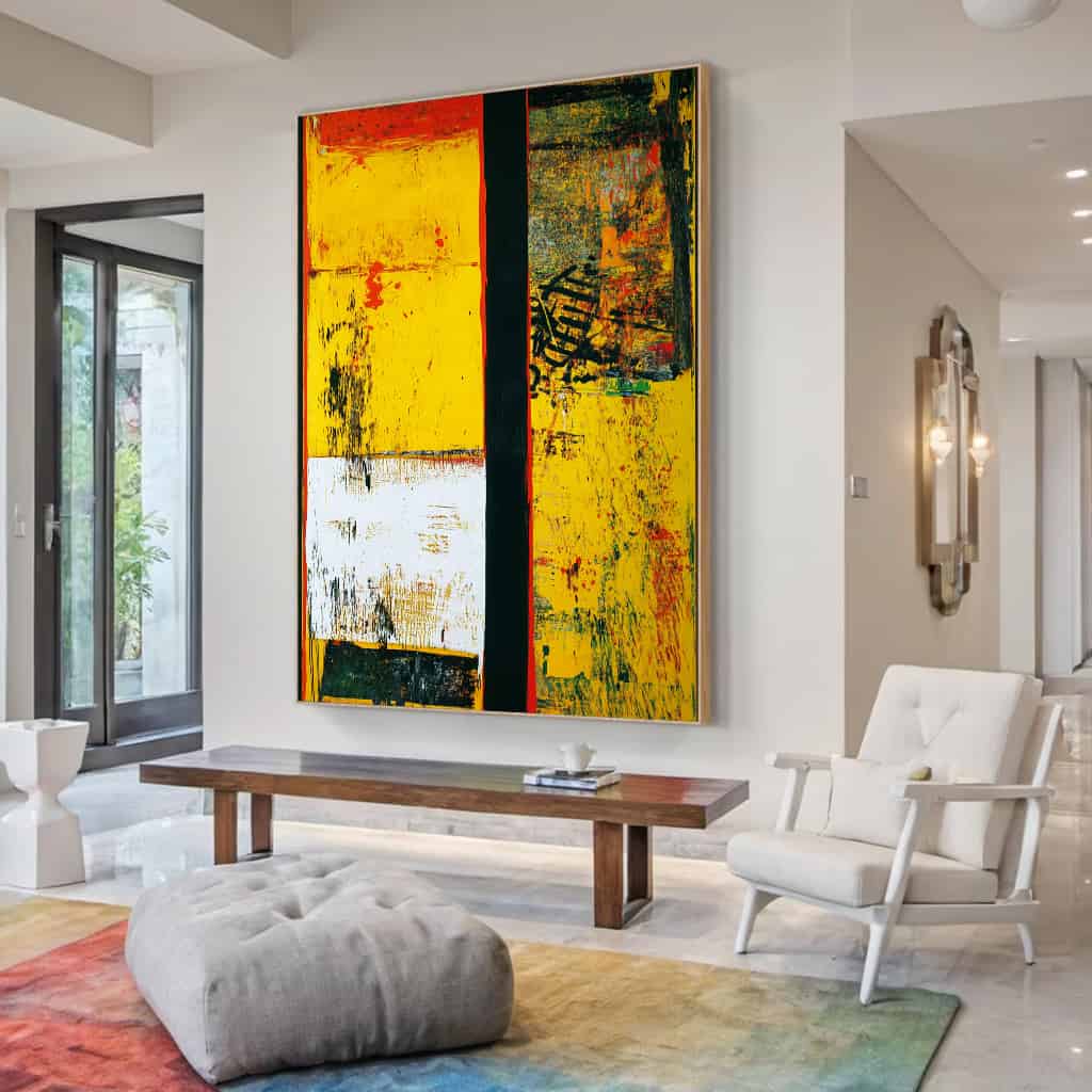 ABSTRACT ART "URBAN DIVIDE"