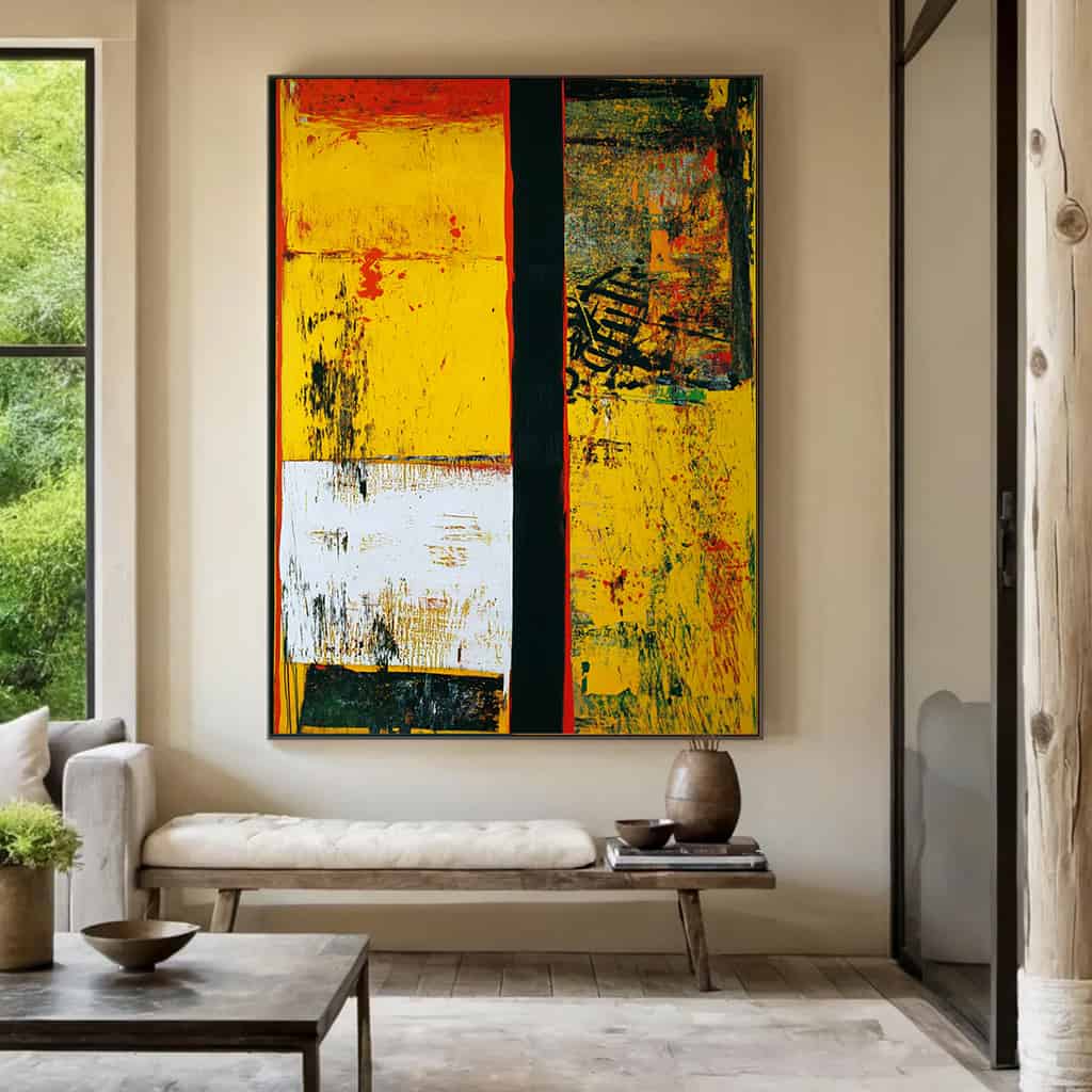 ABSTRACT ART "URBAN DIVIDE"