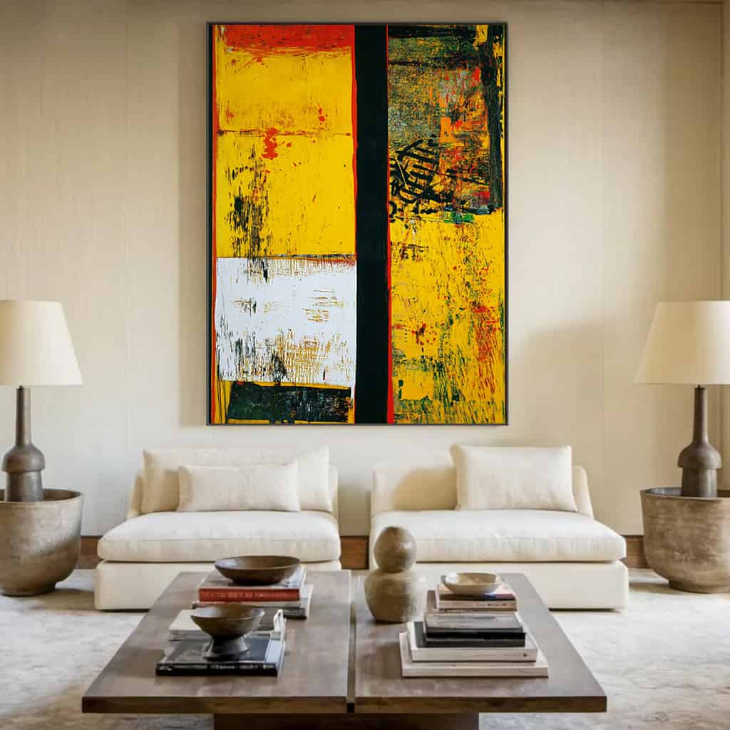 ABSTRACT ART "URBAN DIVIDE"