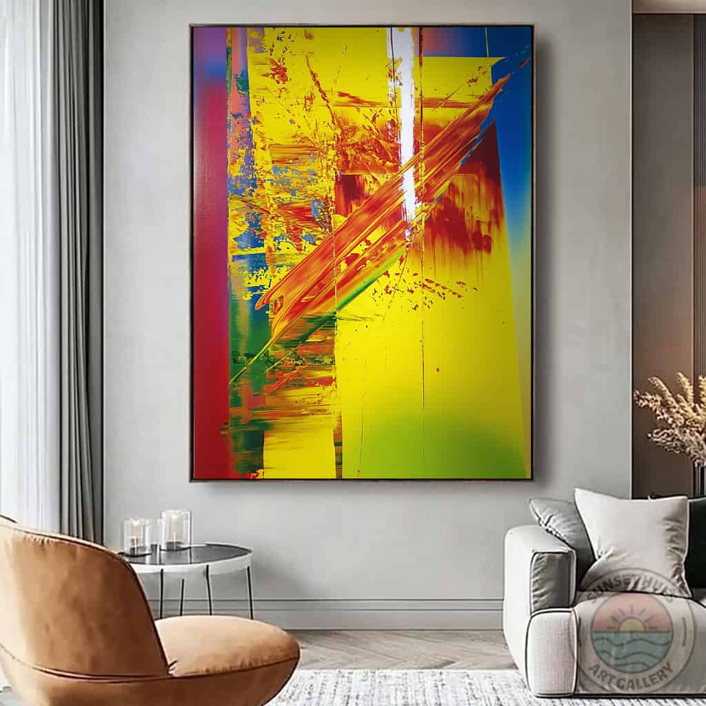 ABSTRACT ART "VELOCITY FRACTURE"