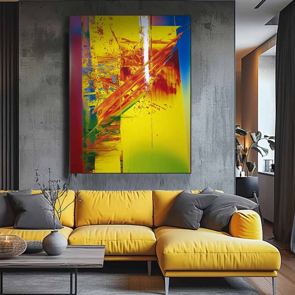 ABSTRACT ART "VELOCITY FRACTURE"