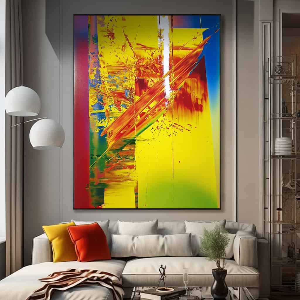 ABSTRACT ART "VELOCITY FRACTURE"