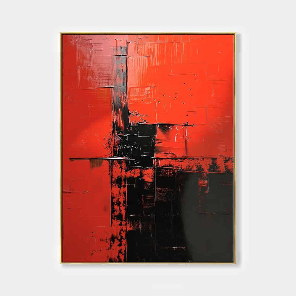 ABSTRACT ART "VOLCANIC FRACTURE"