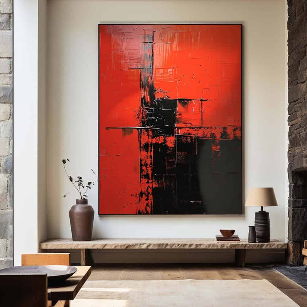 ABSTRACT ART "VOLCANIC FRACTURE"