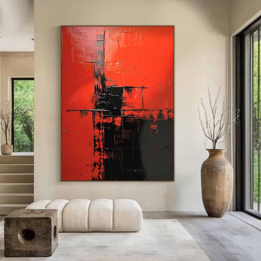 ABSTRACT ART "VOLCANIC FRACTURE"