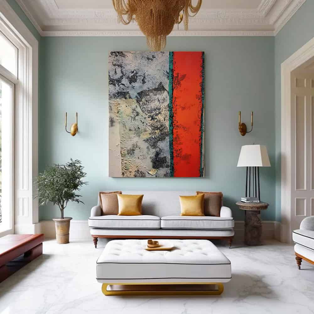ABSTRACT ART "VOLCANIC SEAM"
