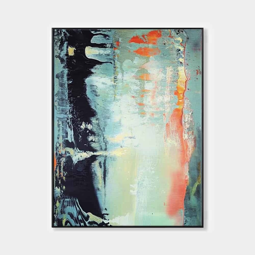 ABSTRACT ART "VOLCANIC SHORELINE"