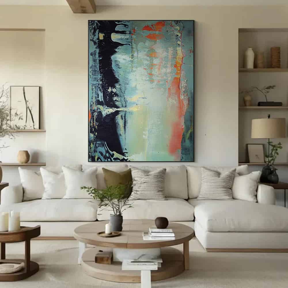 ABSTRACT ART "VOLCANIC SHORELINE"